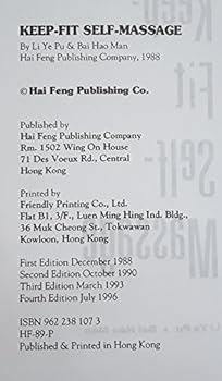 Paperback Keep-Fit Self-Massage Book