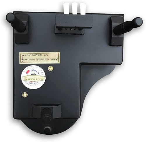 Miniatura 243 de BinkeGG Caja de música con forma de corazón hueco de madera con mecanismo musical Sankyo, melodía: Howl's M0ving Castle (Merry Go Round of Life)