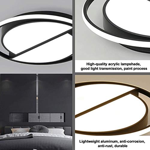 Plafonnier LED à intensité variable de 42 cm pour chambre moderne