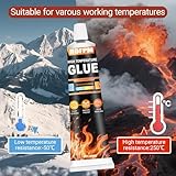 Zoom IMG-2 rofpm colla alta temperatura nero Zoom IMG-2 rofpm colla alta temperatura nero