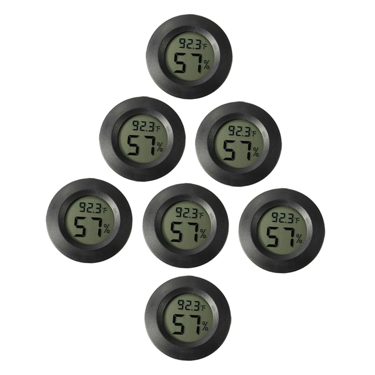 Toddmomy 14piezas Higrómetro Digital Mini Para Terrario Medidor De Humedad y Temperatura Para Reptiles Pantalla Digital Compacto y Portátil