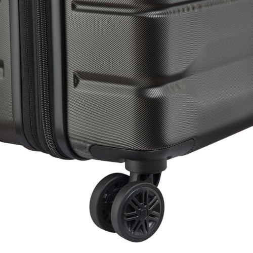 DELSEY Paris Air Armour Reisekoffer, Hartschale, ausziehbar, Schwarz , 3er-Set (55 x 35 x 20 cm), Klassisch – Ansicht 6