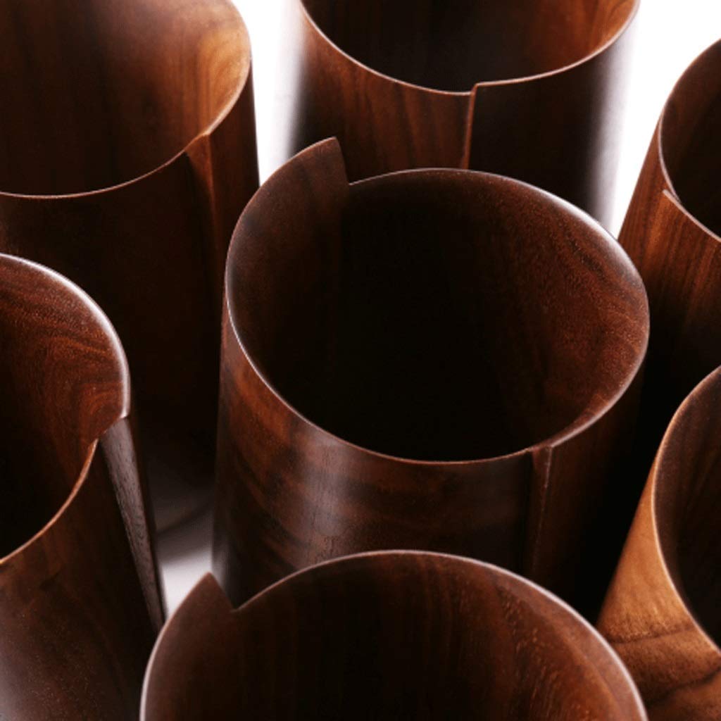 Portapenne in Legno portapenne, Scatola portaoggetti da scrivania Multiuso di Grande capacità, Scatola portaoggetti Ecologica in Legno Naturale