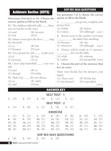 Image of MTG English (IEO) Olympiad Prep Guide Class 3 | Detailed Theory, Exercise with Self Test For Practice | SOF Olympiad Books For Exam 2026-27 (Useful For Level-1 & 2)