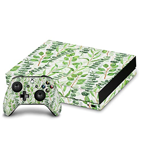 Autocollant Xbox One X Skin Vinyle Manette Protection Couverture Jeu Eucalyptus