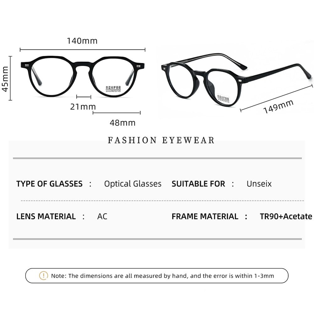 nity retro okulary oprawki dla mężczyzn przezroczyste soczewki unisex okrągłe okulary damskie octan panterka zielony
