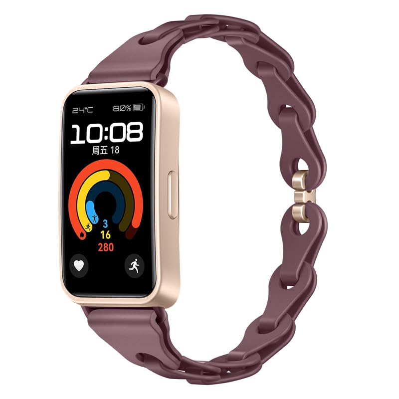 Correa compatible para Huawei Band 10/9/8 de silicona miniatura 1