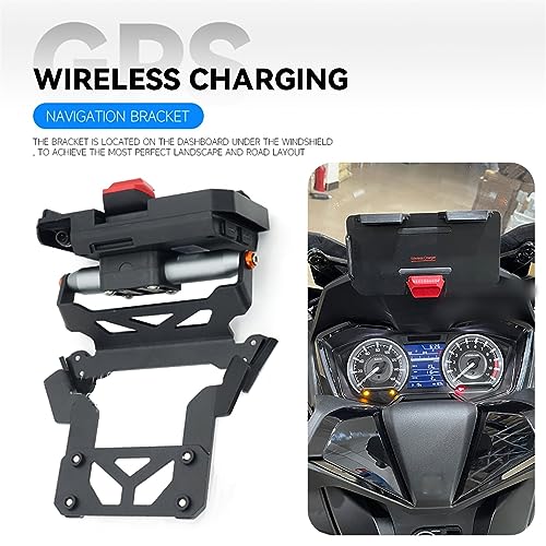 Support navigation FORZA 350 chargeur induction moto 2021-2023