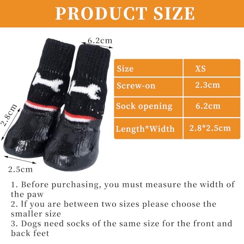 4 Pcs Hundeschuhe Hundesocken Hundeschuhe Pfotenschutz Outdoor Hundesocken Anti Rutsch Hundeschuhe Wasserdicht Hundesocken Leckschutz Hunde Schuhe Outdoor Schuhe FüR Hunde Hundesocken Wasserdicht