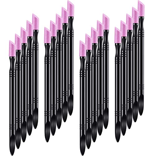 20 Pieces Pumice Stone Nail Stick/File Cuticle Stone Nail Art Pen Manicure Tools Cuticle Remover Trimmer Buffer Pedicure Stone Nail File for Household Beauty Salon Peeling Dead Skin Repairing