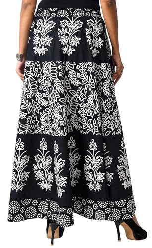 Image of Premium Cotton Skirt for Women with Pocket, Free Size