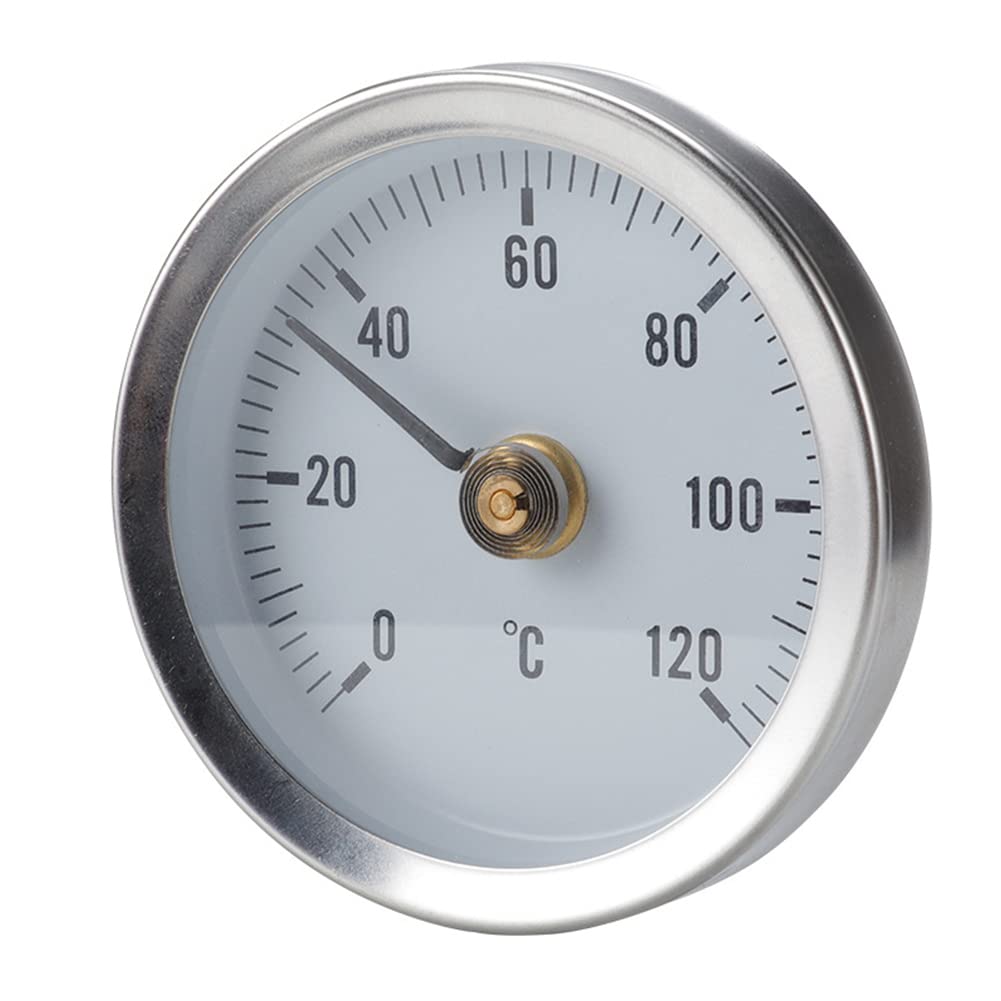morsetto dell'acciaio inossidabile 0-120℃ sul termometro della metropolitana sulla molla 63mm di riscaldamento della metropolitana