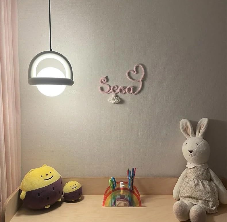 Pendentif LED boule acrylique blanche pour salle à manger et cuisine moderne