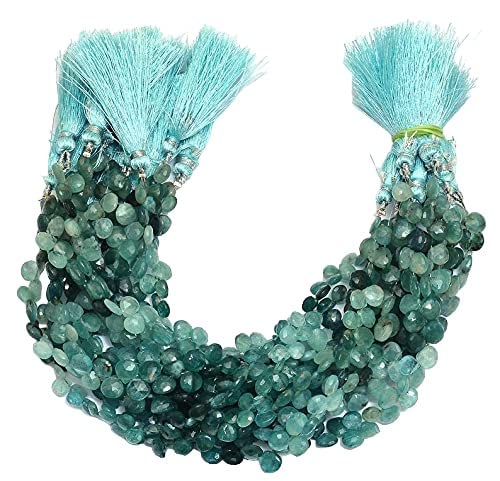 Perles en grandiérite rare taillées main pour bijoux de luxe uniques