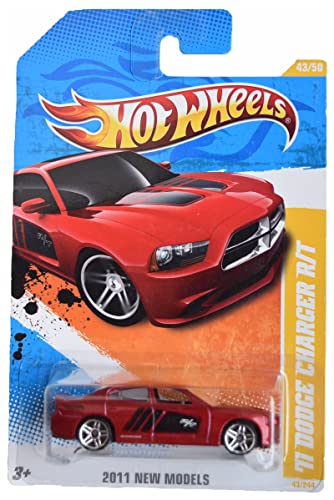 Hot Wheels '11 Dodge Charger R/T, [red] 43/244 2011 New