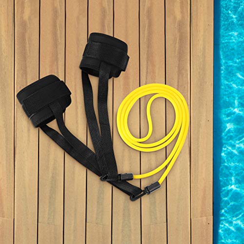 Cinto elástico para treino de natação com fivela no tornozelo da Besportble