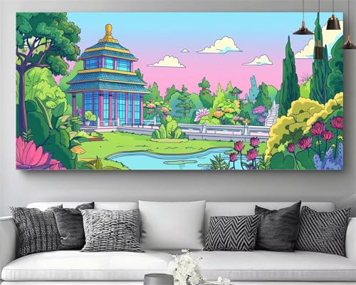 Diamond Painting XXL Forêt Broderie Diamant Kit Complet 5D