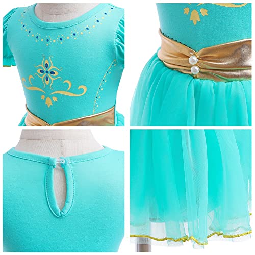 Fmyfwy Baby Girls Jasmine Princess Aladdin Costume Halloween Christmas Birthday Romper Tutu Dress W/Headband 3-6M #TOP3