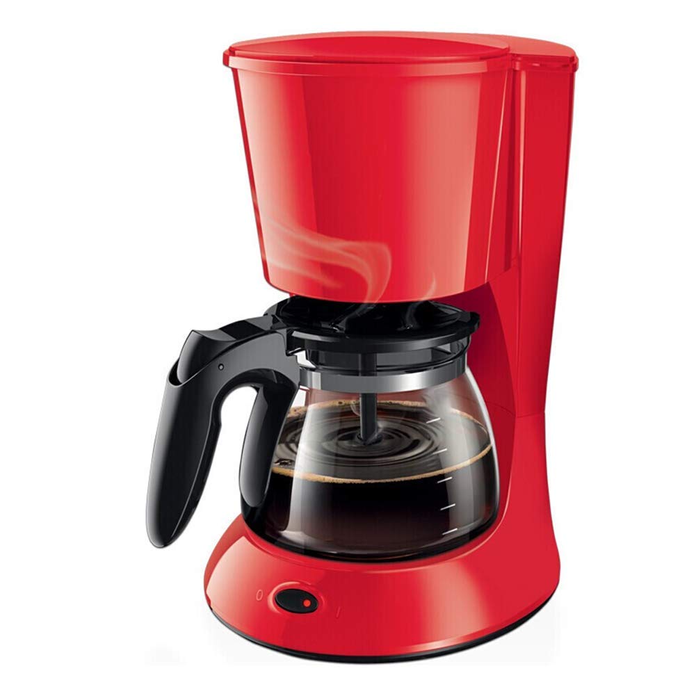 SOVORM Macchina per caffè Macchine per ufficio Macchina per caffè automatica per uso domestico Macchina per caffè elettrica Mini macchina per caffè americano-rosso (rosso) The New