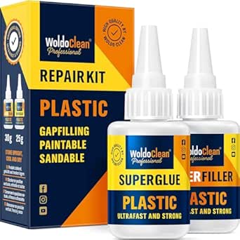 Colla Istantanea Bicomponente Extra Forte - Adesivo Impermeabile E Resistente Al Calore Per Plastica E Altri Materiali - Foto 9