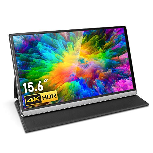 4k Portable Monitor, 15.6 Inch USB C Monitor IPS Gaming Monitor 3840 x