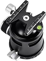 Vista 2 de SUNWAYFOTO Epic EB-52 - Cabezal de bola de trípode de 2.047 in y placa QR compatible con Arca/RRS Sunway