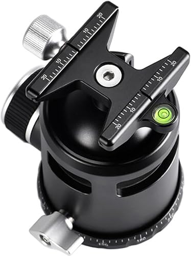 Miniatura 2 de SUNWAYFOTO Epic EB-52 - Cabezal de bola de trípode de 2.047 in y placa QR compatible con Arca/RRS Sunway