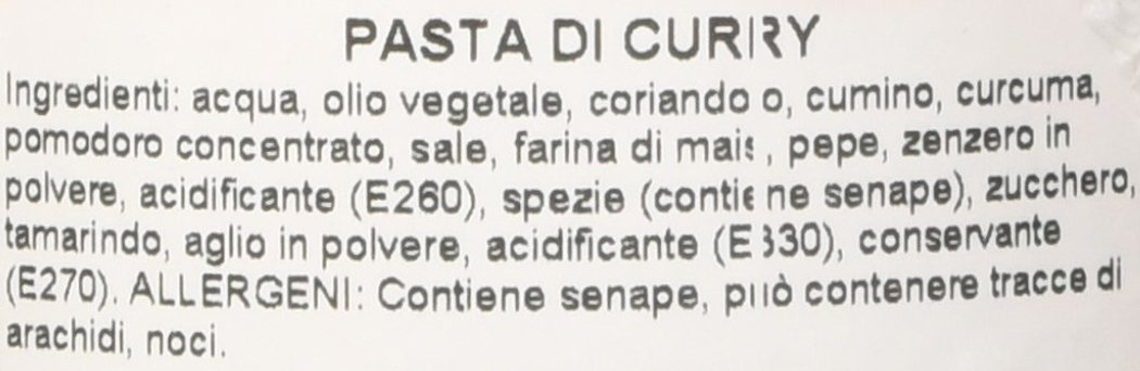 Patak'S Curry Poco Piccante in Pasta con Coriandolo e Cumino - 250 ml - [confezione da 6]