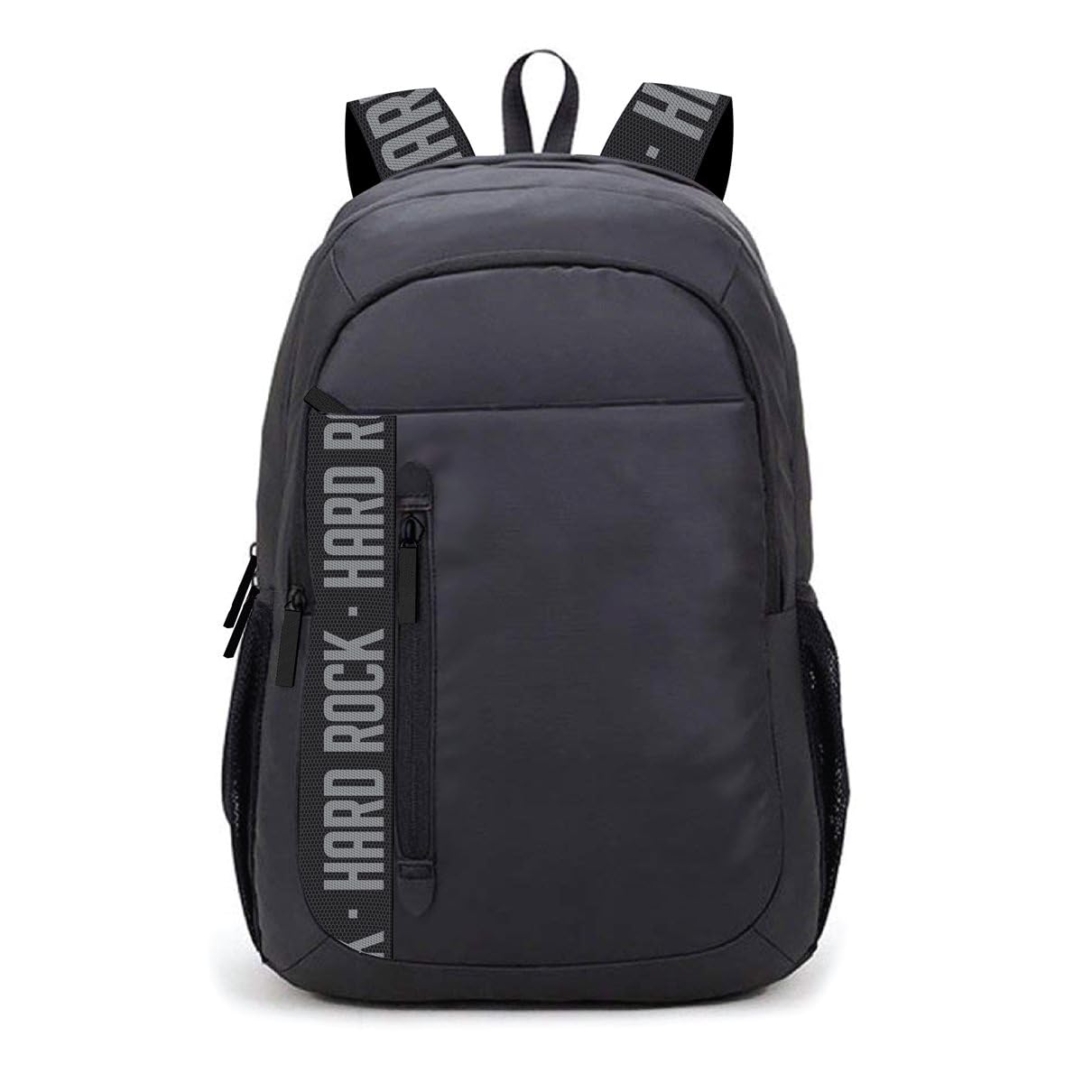 Hard Rock Logo Repeat Black and Grey Strap Active Backpack Black