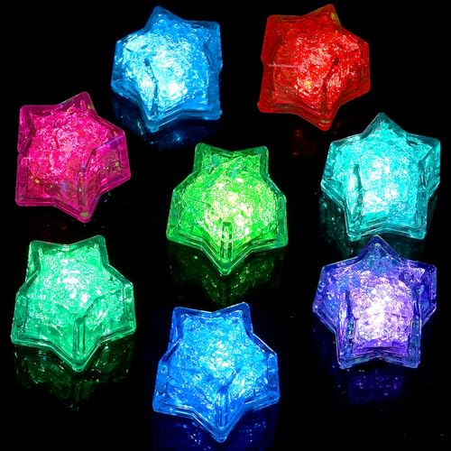 Ainiv Badespielzeug, 8 Stück Schwimmendes LED-Badespielzeug für Baby,...