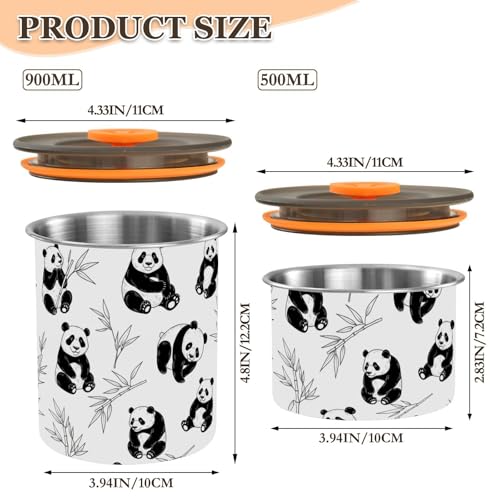 Contenedor de Café Hermético Acero Inoxidable 900 ml miniatura 2