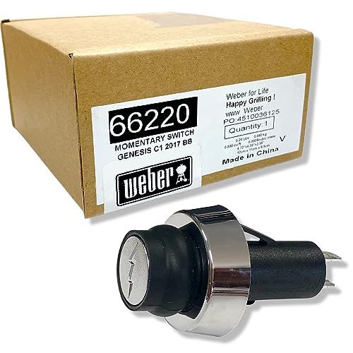 Image of Weber 66220 Igniter Switch for Genesis II and Spirit II Models (2017 and Newer).