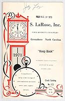 S. LaRose, Inc. Clock Movements and Supplies 1971 "Keep Book" No. 123 B000KBOEUG Book Cover