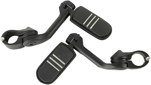 Miniatura 6 de TCMT 1.260 in 1.25" Clavija de protección de motor de carretera en ángulo largo para Harley Touring Road King Street Glide Road Glide Electra Glide