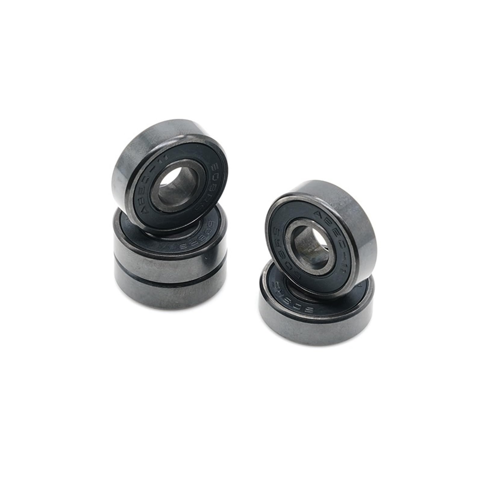 8 piezas ABEC11 608 2RS rodamiento de polea en línea 608 RS rodamiento de bolas de monopatín antioxidante 608RS sello rojo 8x22x7 mm