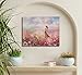 Jesus and Lamb Canvas Wall Art The Lost Lamb Parable Christian Painting Picture Wall Decor God Religious Belief Poster Print Artwork for Church Bedroom Living Room Home Decoration,16x12in Canvas