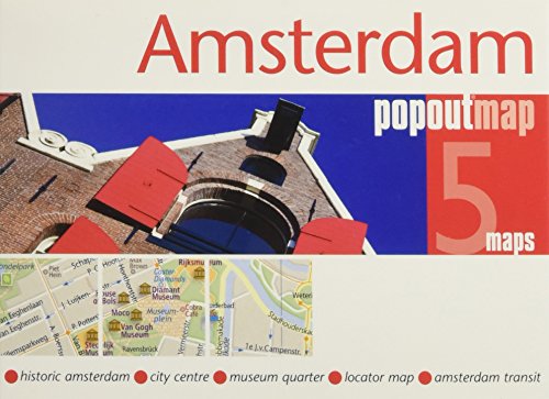 Preisvergleich Produktbild Amsterdam PopOut Map, 2 maps (Popout Maps)