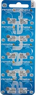 10 x Renata 335 Watch Batteries, 0% Mercury equivilate SR512SW, Plus Many More Battery