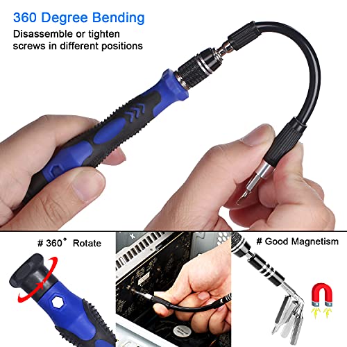 Zlx&Lu Precision Computer Repair Tool Kit, Professional 80 In 1 Pc Screwdriver Set, Best Laptop Gamer Gifts, Suitable For Macbook, Cell Phone, Iphone, Game Console And Electronics Maintenance #TOP3