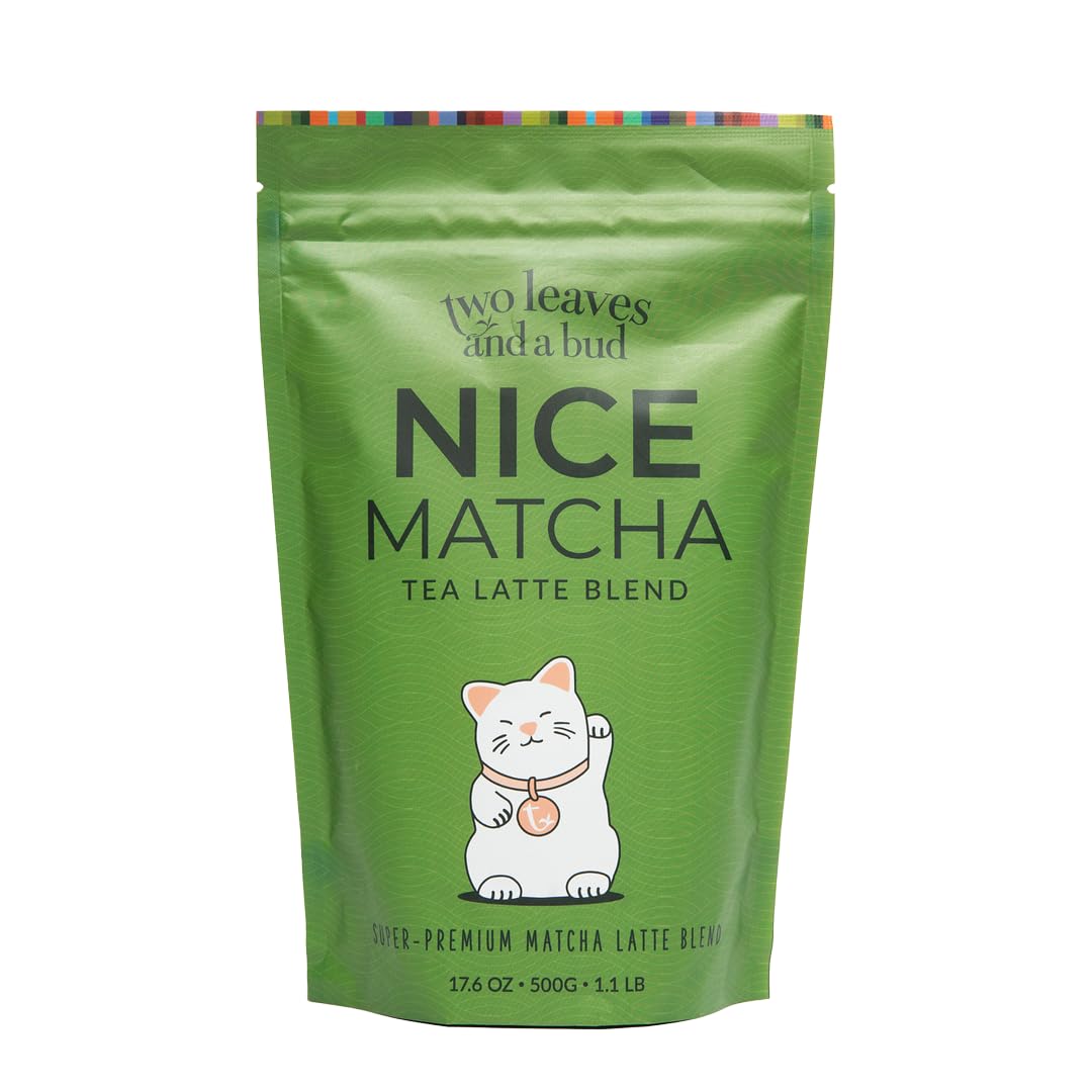Amazon.com: Two Leaves and a Bud Nice Matcha Latte Blend (36