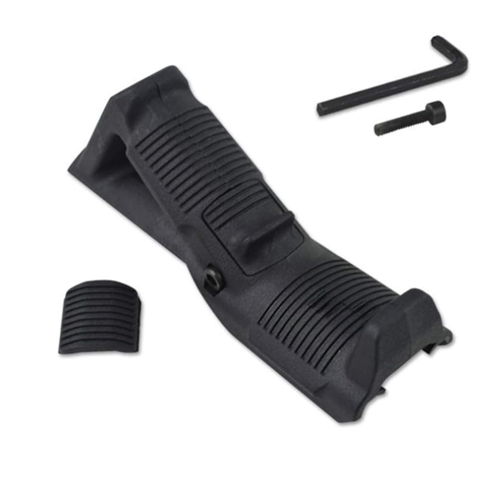 Generic Empuñadura Frontal en ángulo,Empuñadura Ergonómica en ángulo,Empuñadura Frontal Triangular de Nylon AFG1 para Sistema de Riel de 20 mm