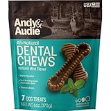 Andy & Audie F10712 Dental Chews for Dogs - Medium - Mint