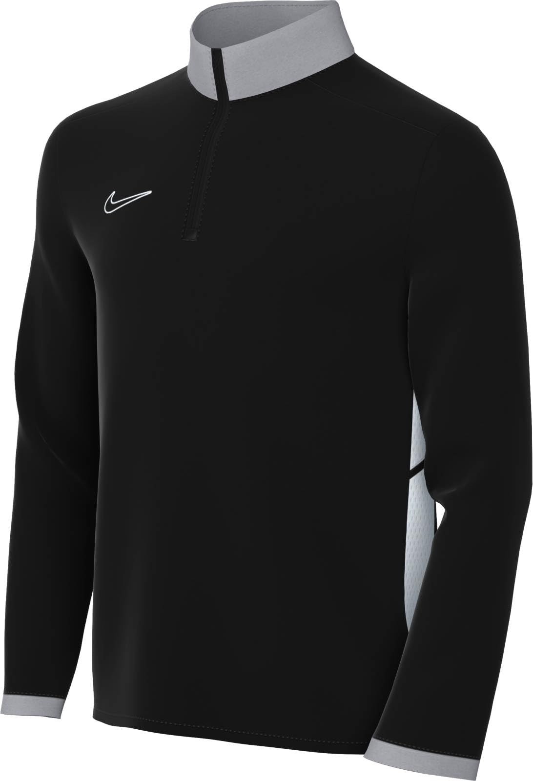 NIKE FZ9773-010 Y NK DF ACD25 DRIL TOP Sweatshirt Unisex BLACK/WOLF GREY/WHITE/WHITE Size XL