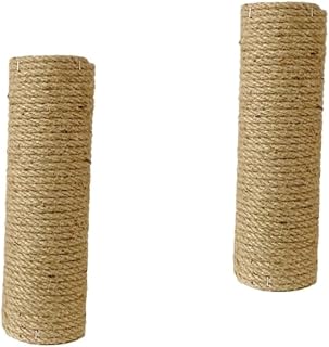 POPETPOP Poste Para Arranhar Decoração De Chão Para Gatos Internos 2 Peças Decoração De Quarto Arranhador De Gato Fofo Poste Para Arranhar Adorável Estrutura De Escalada Para Gatos