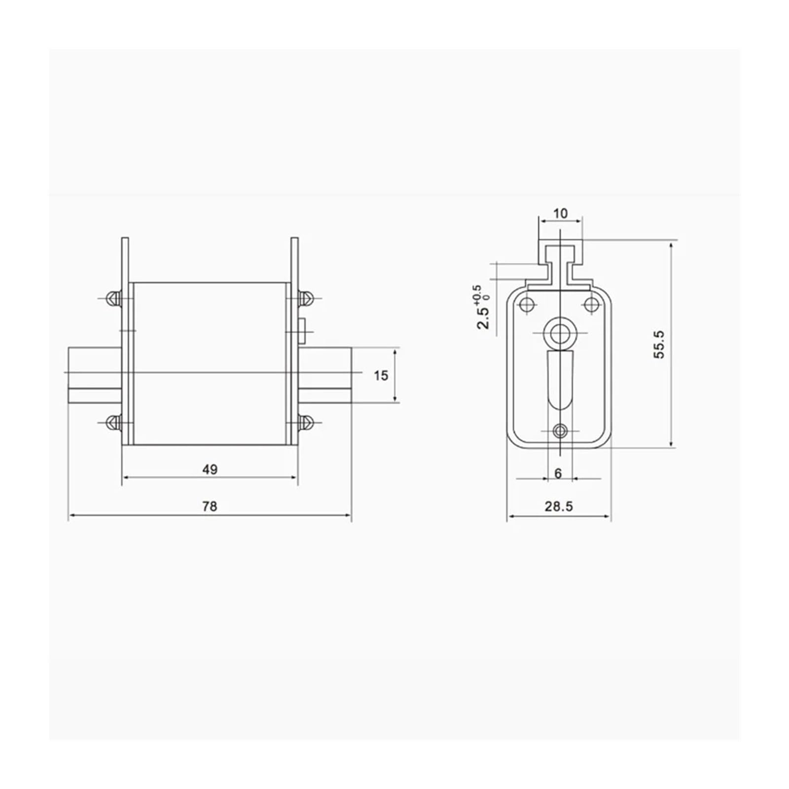 Fusibile AC500V 690V 250V(32A)
