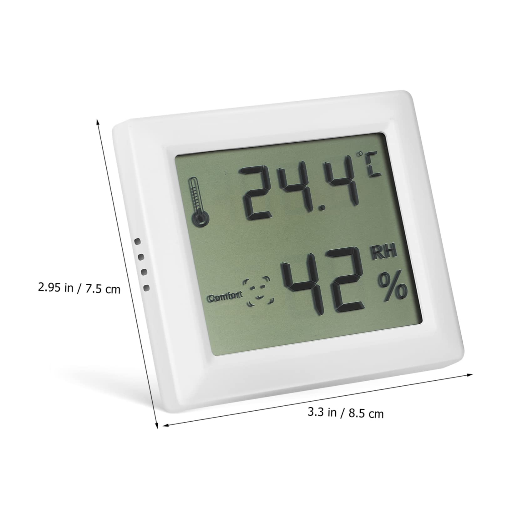 UPKOCH 3 Sätze Hygrometer Feuchtigkeitsmessgerät Haushalt Für Zimmer Innenumwelt Digital Raumthermometer Innen Temperaturüberwachung Zu Hause Raumthermometer Für Zu Hause Abs 2 Stücke * 3