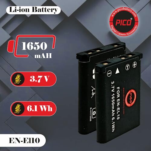 Image of PICO EL10 Battery Camera Battery Compatible with DSLR Models | Rechargeable Battery for Extended Shooting | Reliable Backup Power for Photography