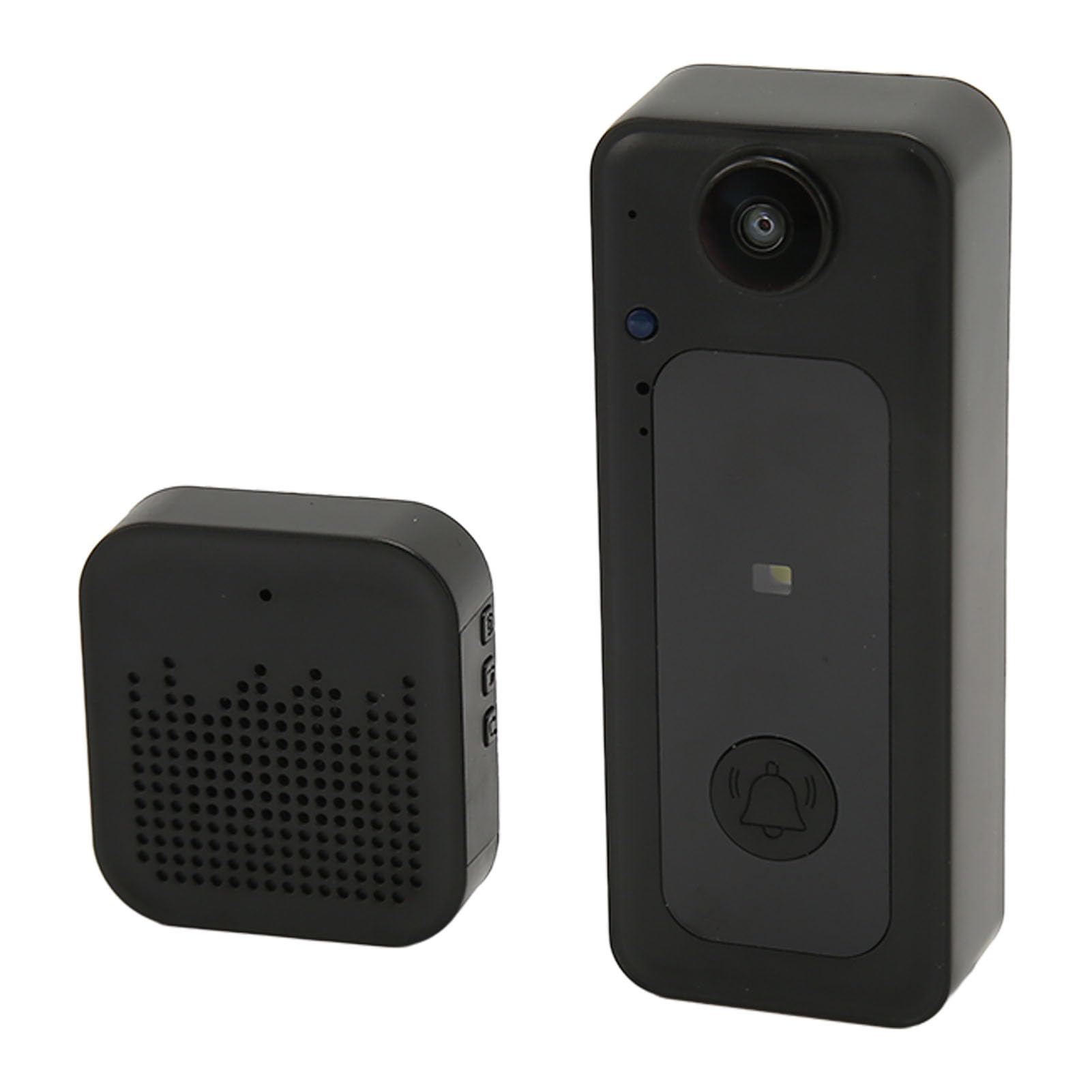 Septpenta Videocitofono Wireless, Telecamera Campanello Wireless, Citofono Vocale Bidirezionale/Funzione Visione Notturna/Controllo Intelligente, Microfono Altamente Sensibile per Monitoraggio Interno