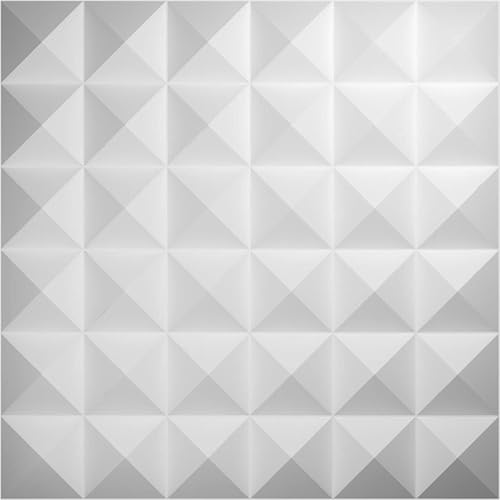 Ekena Millwork WP20X20DAWH-CASE-20 19 5/8 pulgadas de ancho x 19 5/8 pulgadas de alto Damon EnduraWall Decorativo 3D Panel Cubre 53.49 pies