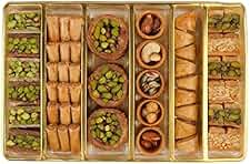 COMPRAR Piqalli Mini Baklava 500g Mix - Baklawa Mix Confezione regalo con diverse varietà di pistacchi, anacardi, mandorle